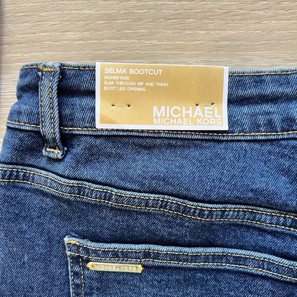 Michael Kors High-Rise Selma Bootcut-Size 14 - Picture 8 of 12